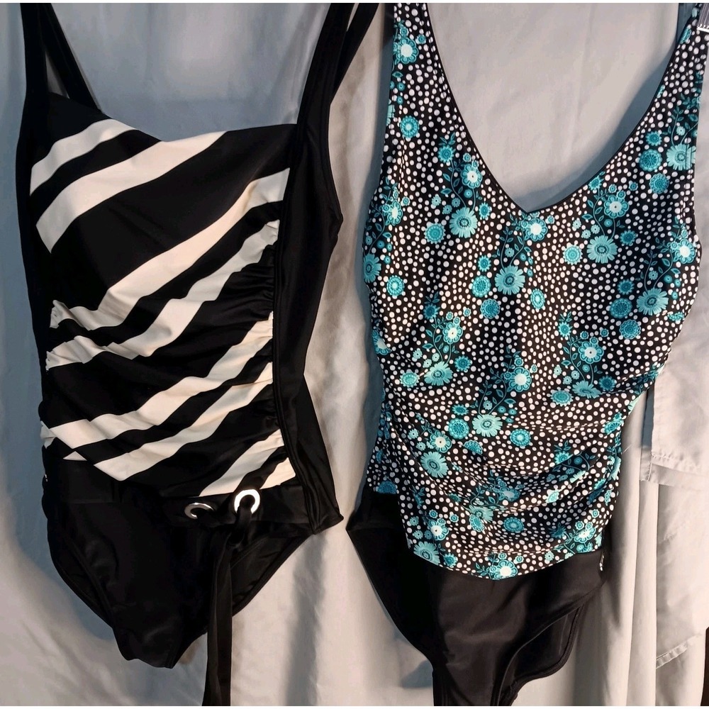 Womens Venus Lascana Two Sz 8 European Made Bathing Suits Swimsuit Bathing EUC